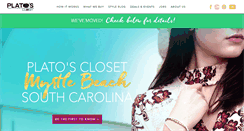 Desktop Screenshot of platosclosetmyrtlebeach.com