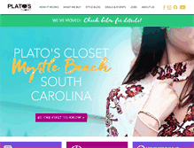 Tablet Screenshot of platosclosetmyrtlebeach.com